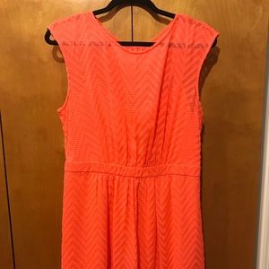 J. Crew orange dress size 12
